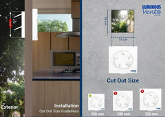 LUMINOUS Vento Deluxe HS 2500 150 mm Exhaust Fan-4