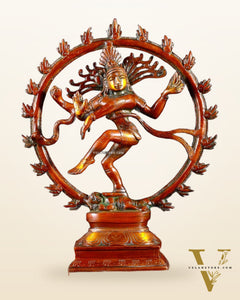 Vintage Brass Nataraja Sculpture – 9.2”