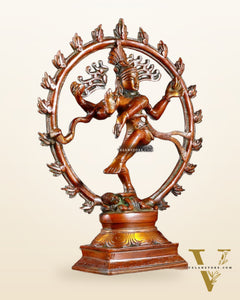 Vintage Brass Nataraja Sculpture – 9.2”