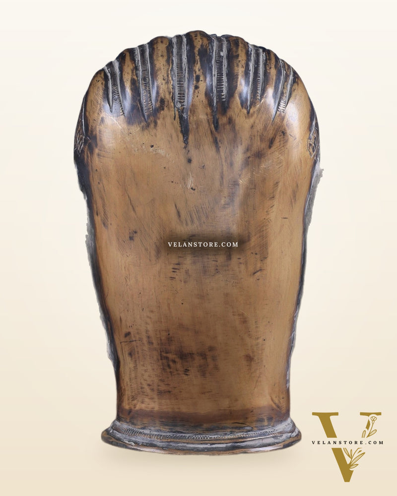 Vintage Brass Shiva head mukhalingam 7.5"