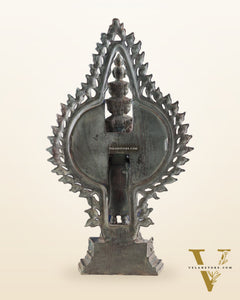 Vintage Bronze Avalokiteshvara – Indonesian Handcrafted Sculpture 17"