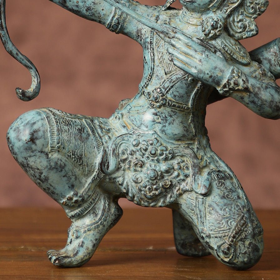 Vintage Indonesian Bronze Lord Rama Sculpture | Height: 8 inches