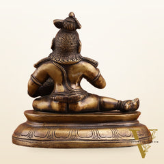 Vintage Pure Brass Makhan Chor Idol – Unique Handcrafted Statue