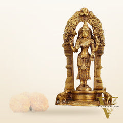 Vishnu Lakshmi Brass idols 9 inch