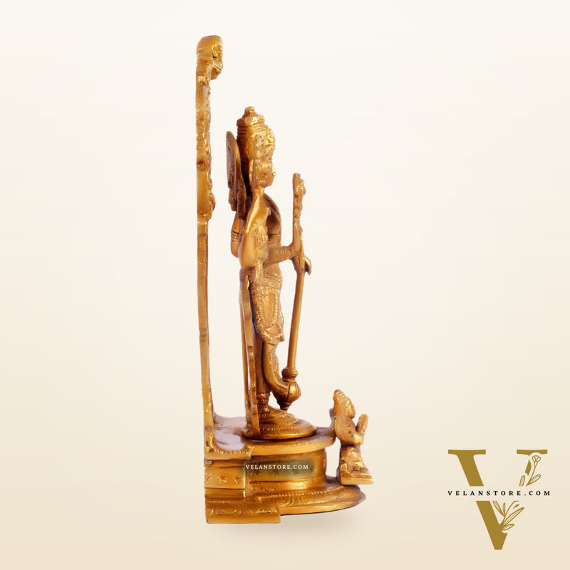 Vishnu Lakshmi Brass idols 9 inch