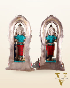 Vishnu Lakshmi Brass idols 9 inch