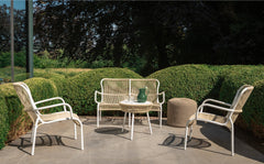 Duncan Outdoor Sofa Set 2 Seater , 2 Single seater and 1 Center Table Set (Beige) Braided & Rope