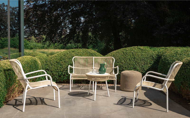 Duncan Outdoor Sofa Set 2 Seater , 2 Single seater and 1 Center Table Set (Beige) Braided & Rope