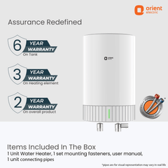 Instaflo 3L Instant Water Heater (Geyser) | Suitable for Low & Mid Rise Buildings | 6 Years Tank Warranty