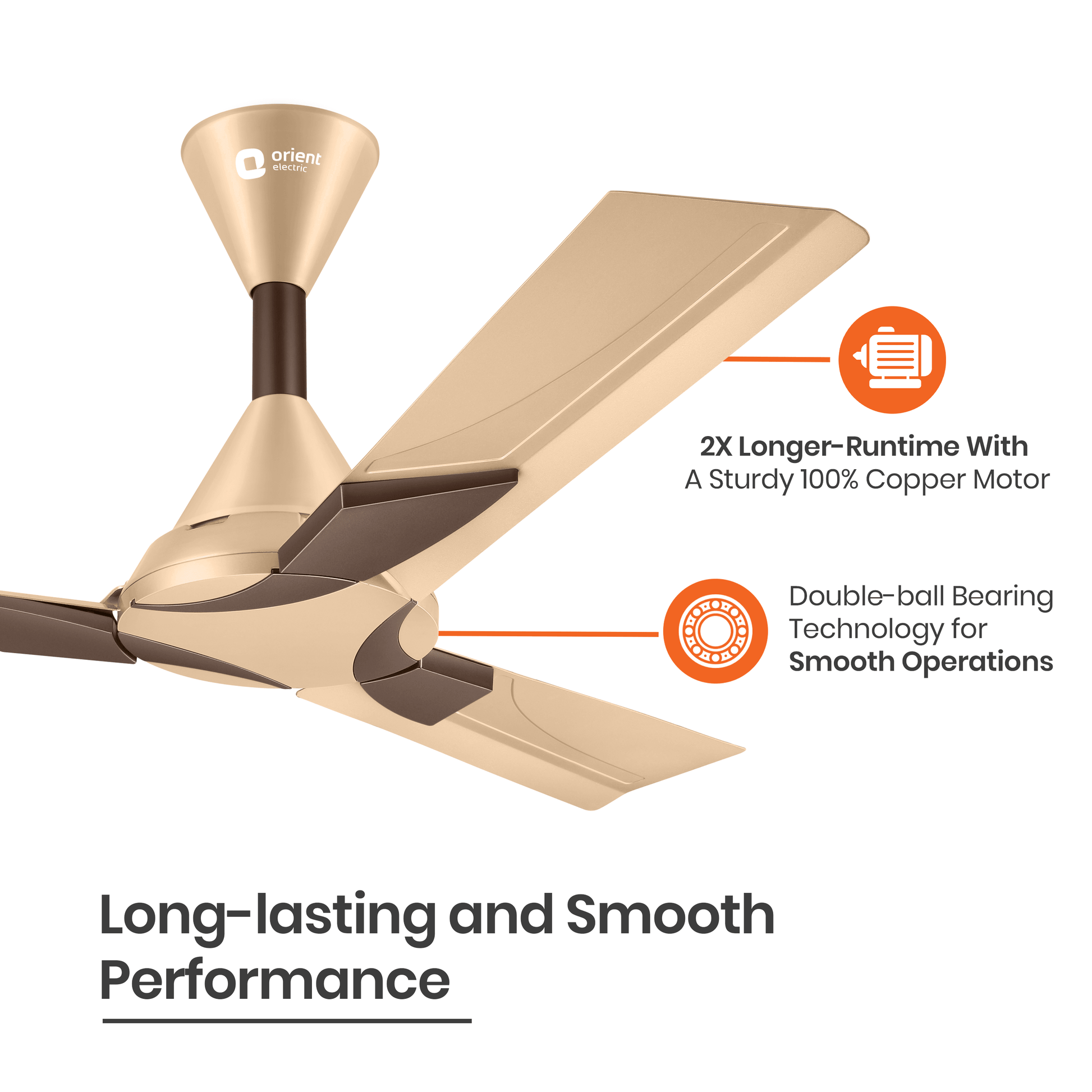 Wendy Designer Ceiling Fan with Remote