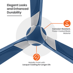 Wendy Designer Ceiling Fan with Remote