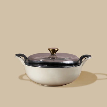 No. 10 Enamel Cast Iron Kadai (3L)