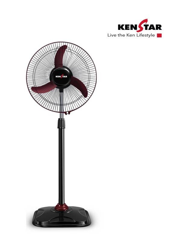 Kenstar Wind Speed Ultra BLU 400 mm Pedestal Fan