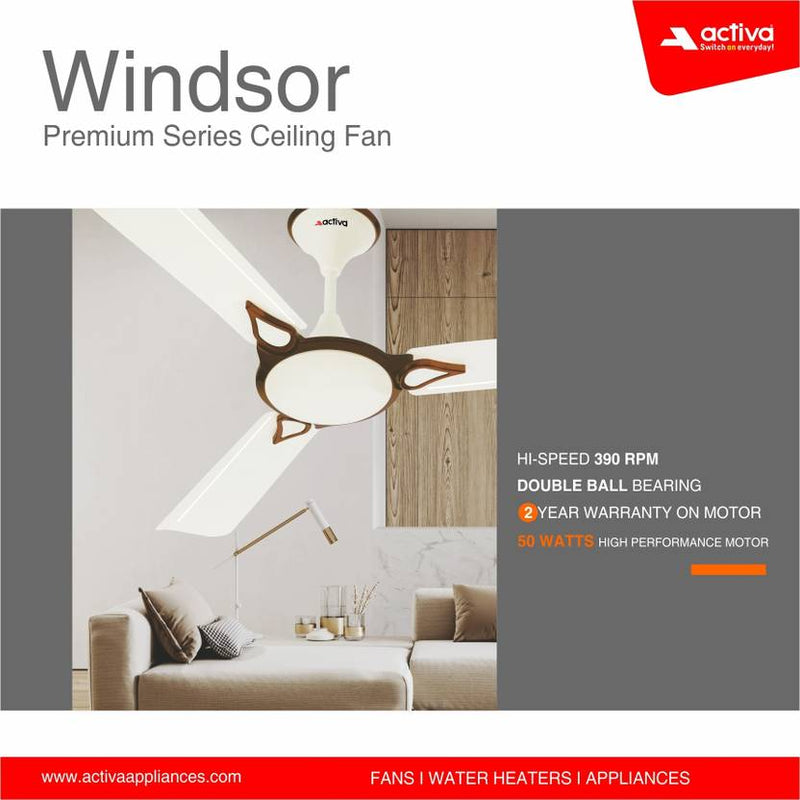 ACTIVA Windsor Silent Operation 1200 mm Ceiling Fan-4