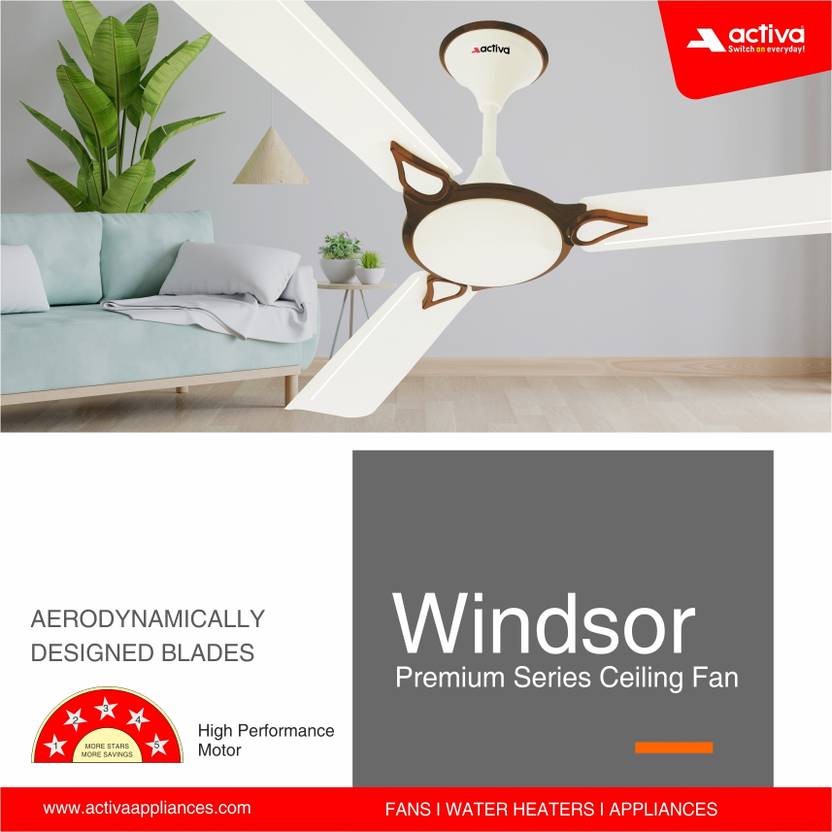 ACTIVA Windsor Silent Operation 1200 mm Ceiling Fan-3