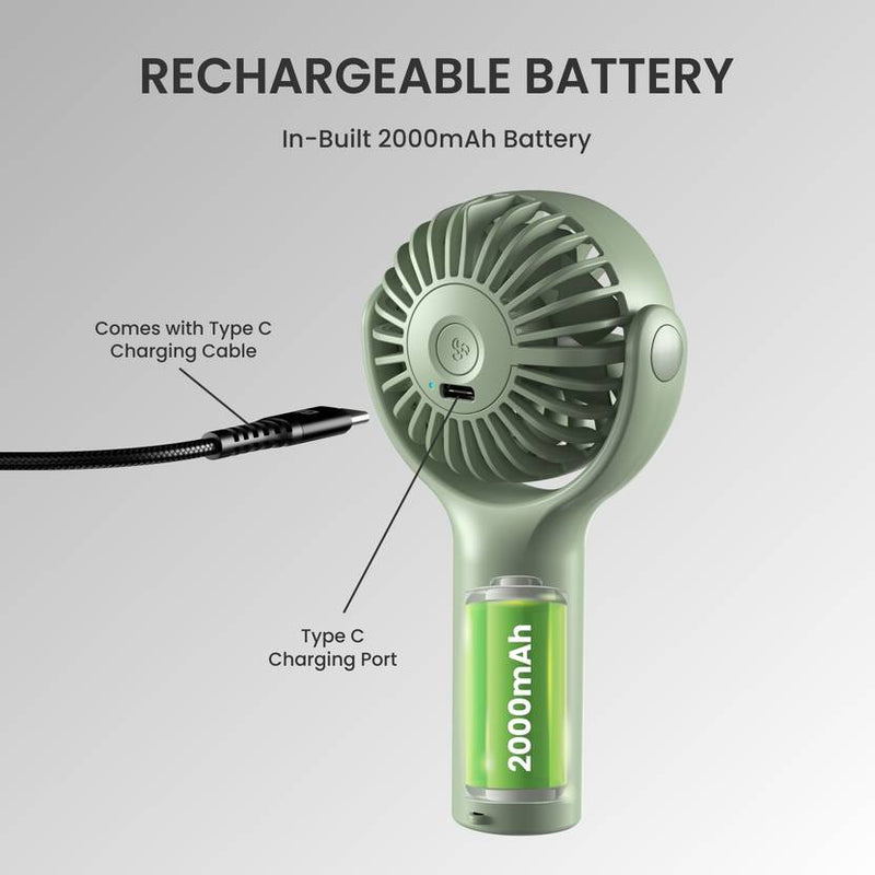 Portronics Toofan Mini Portable Pocket POR-1927 Rechargeable Fan-4