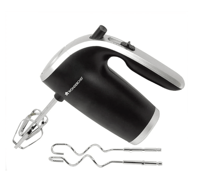 wonderchef onyx 5 speed electric hand mixer 300w powerful silent copper motor i adjustable slow speed start i hand blender stainless steel whisk beaters and dough hooks 1 year warranty whisk