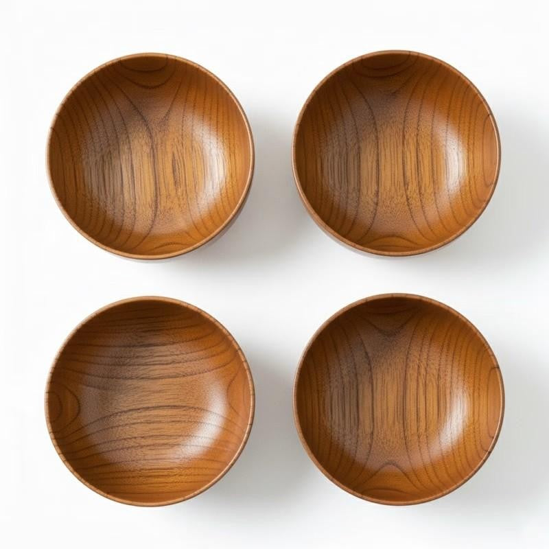 Wood Bowl Set | Wooden Bowl Set | Acacia Wood Bowl Set