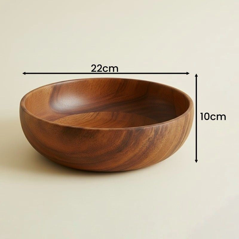 Salad bowl set | Wooden salad bowl set | Wooden caesar salad bowl set