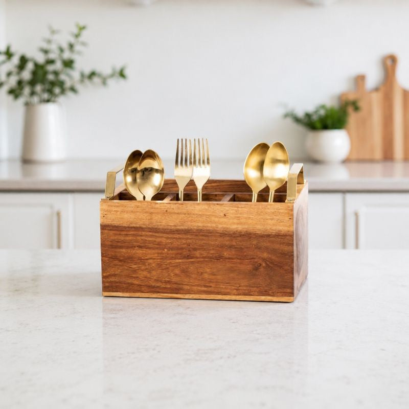 Wooden Spoon Stand