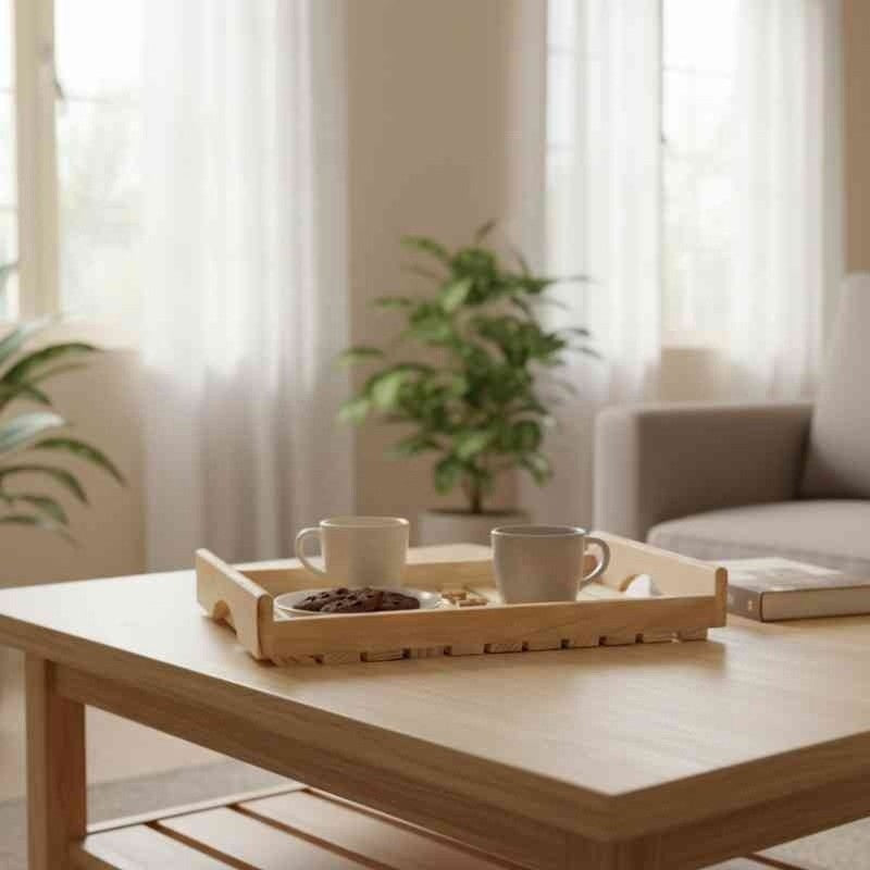Wooden Delight Serving Tray