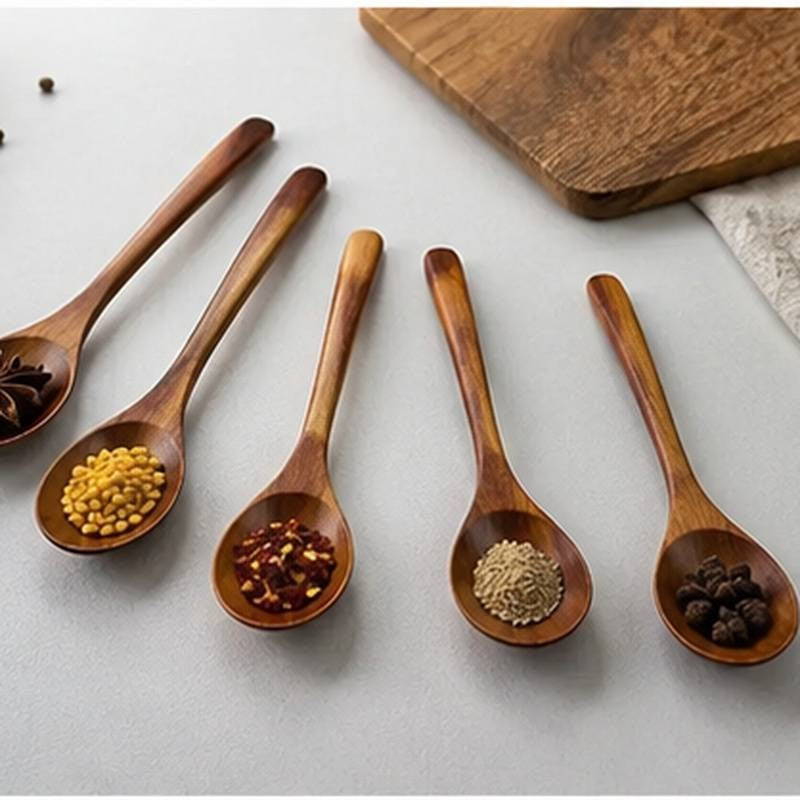 Wooden Eating Spoon | Eating Spoon Set of 5