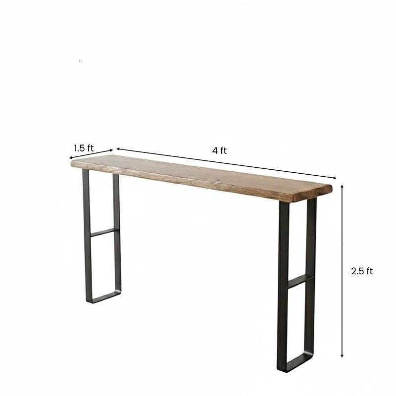 Artisan Mirror Live Edge Console Table