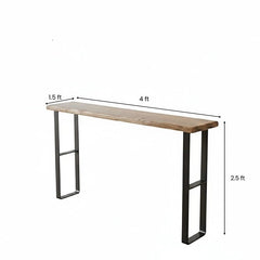 Artisan Mirror Live Edge Console Table