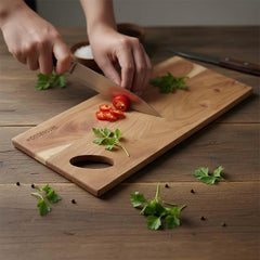 Fluke Acacia Solid Wood Serving & Chopping Board