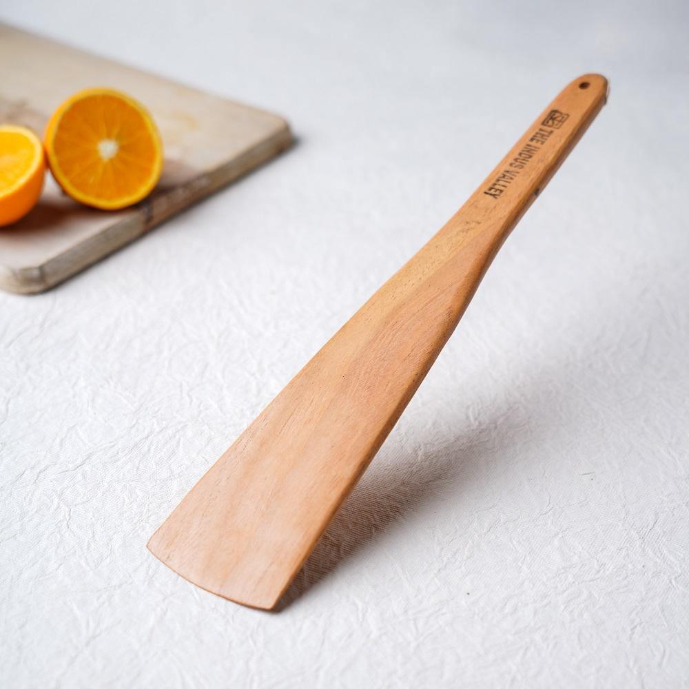Wooden Spatula for Cooking [ Flip | 32cm | Neem Wood ]