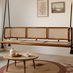 Wooden Swing Chair-Stylish & Durable Swing Wooden Chair (in Brown)