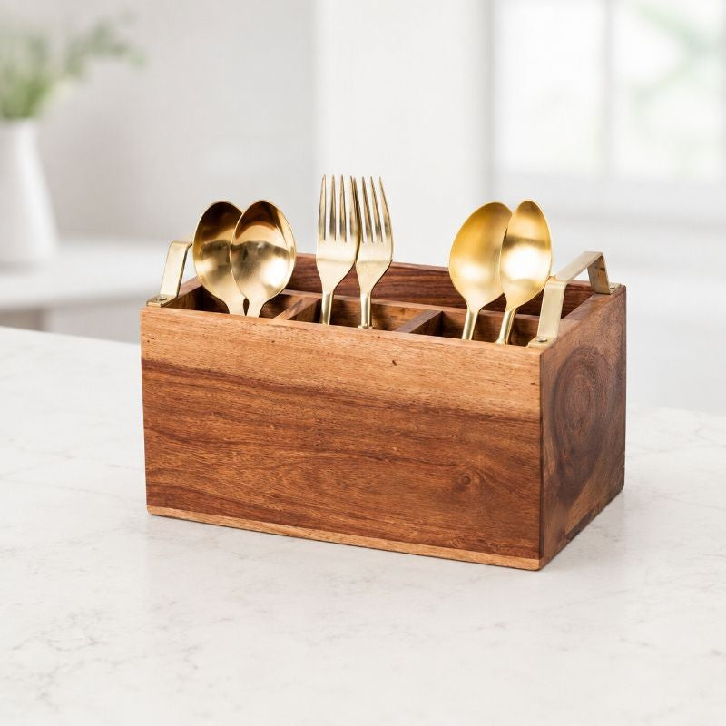 Wooden Spoon Stand