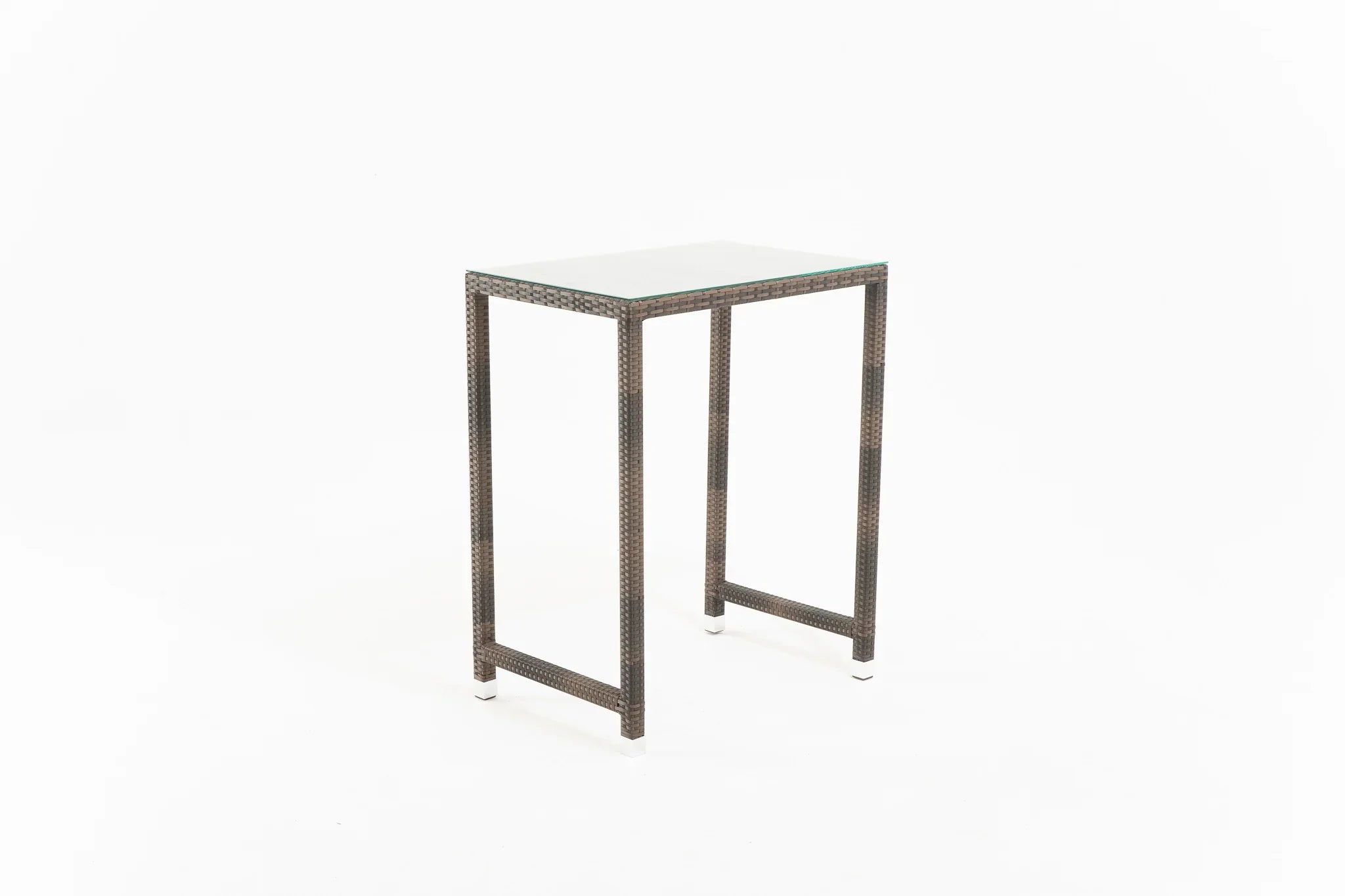 Sauceda Outdoor Patio Bar Sets 2 Chairs and 1 Table (Brown)