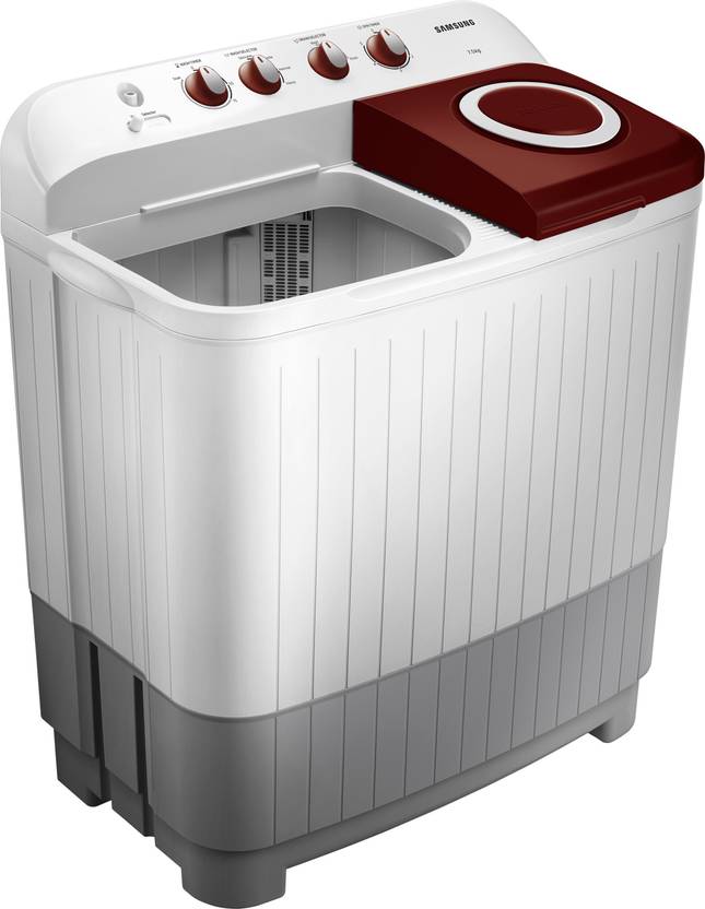 Samsung 7.5 kg Semi Automatic Top Load Washing Machine Red, White, Grey (WT75M3000HP/TL)-4