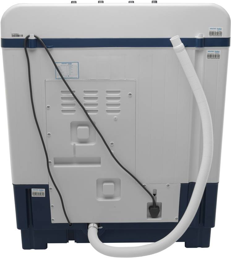 Voltas Beko by A Tata Product 8 kg Semi Automatic Top Load Washing Machine White, Blue (WTT80DBLT)-4
