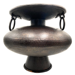 Bhunes Brass Antique Big Planter Bowls | Decor Bowl | Pittal Ka Katora | Decorative,Brown, 14 Inch, 1 Piece