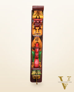 Yazhi (Yali) Wooden Wall Bracket – Handcrafted & Hand-Painted 13"