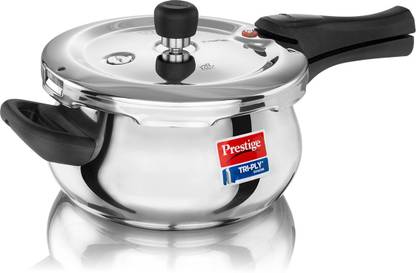 Prestige TRY-PLY SVACHH 3 L Outer Lid Induction Bottom Pressure Cooker (Stainless Steel)