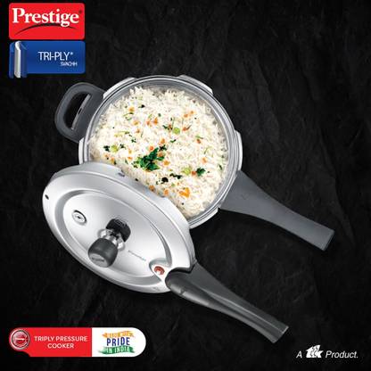 Prestige TRY-PLY SVACHH 5 L Outer Lid Induction Bottom Pressure Cooker