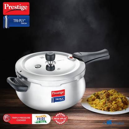 Prestige TRY-PLY SVACHH 5 L Outer Lid Induction Bottom Pressure Cooker