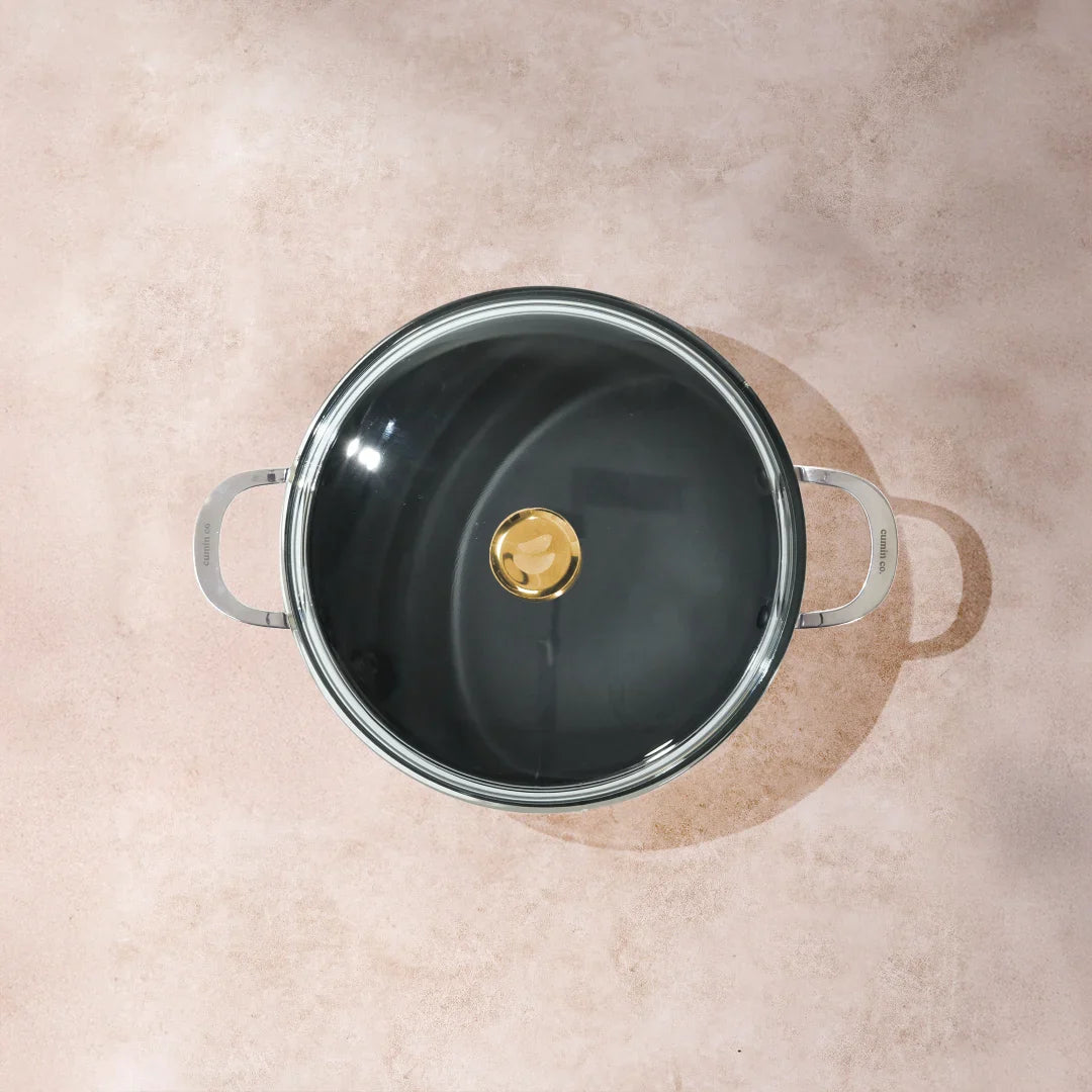 No. 9 Enamel Cast Iron Kadai LITE (2.1L)