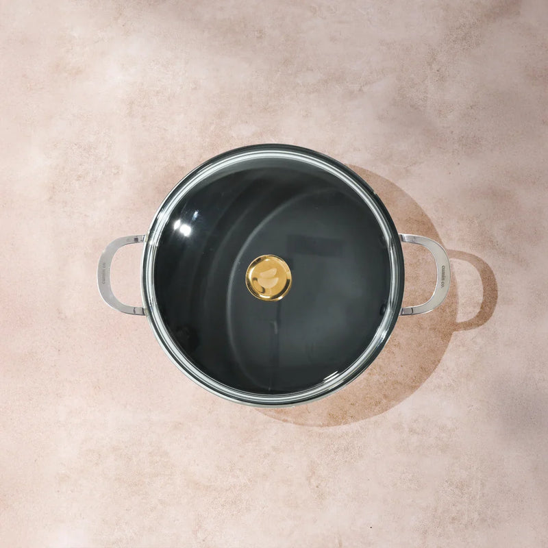 No. 9 Enamel Cast Iron Kadai LITE (2.1L)
