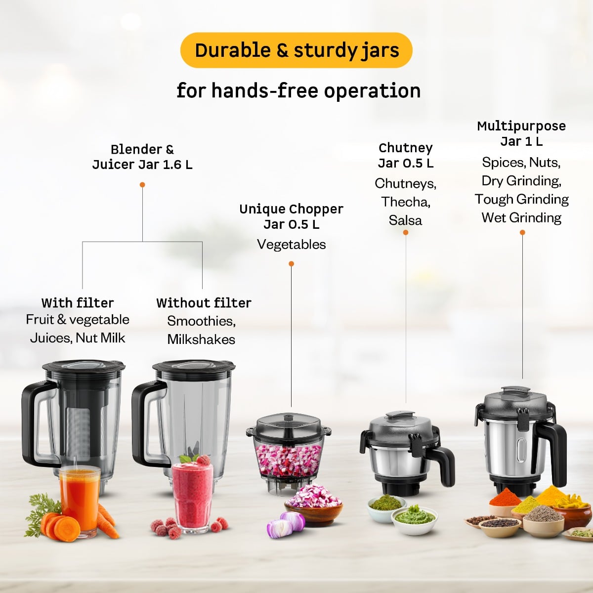 Zenova Fresh Juicer Mixer Grinder