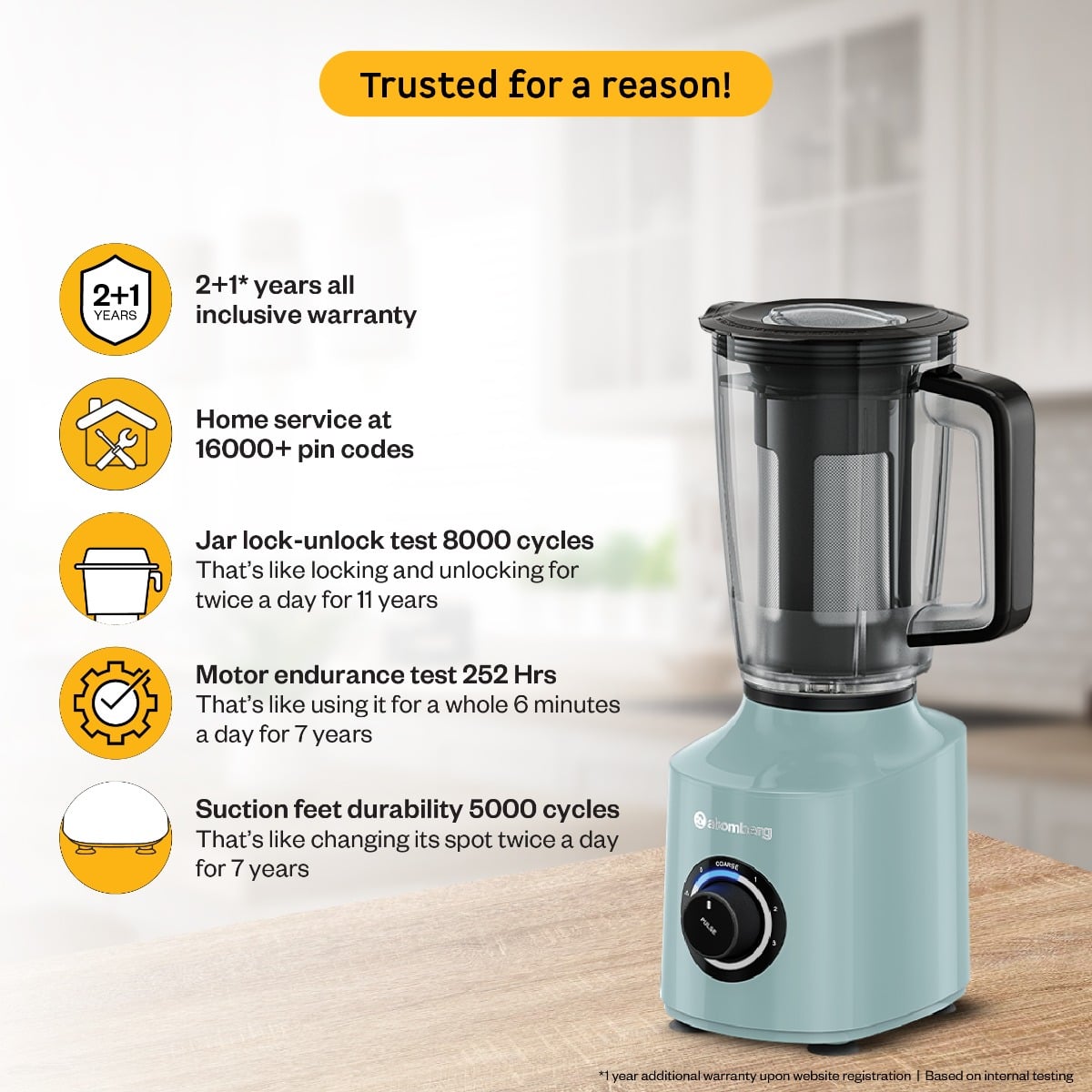 Zenova Fresh Juicer Mixer Grinder