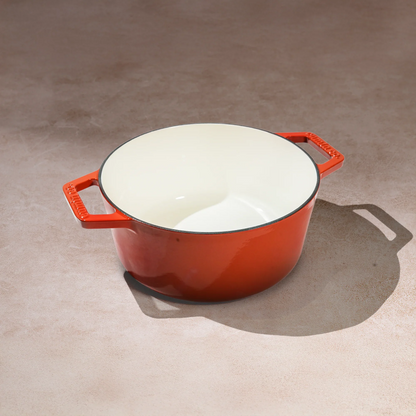 No. 10 Enamel Cast Iron Dutch Oven (5L)
