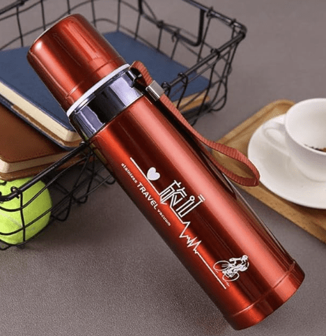 Stainless Steel 750ml Water Bottles Hot Cold Flask insulated vacuum