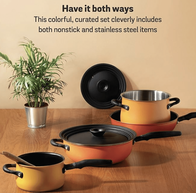 Meyer Accent Series 6-piece Cookware Essentials Set 