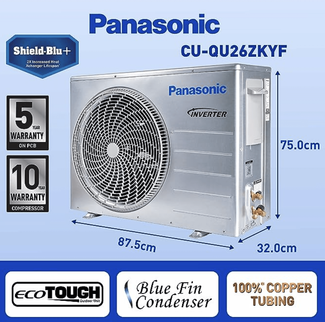 panasonic ac 2.5 ton