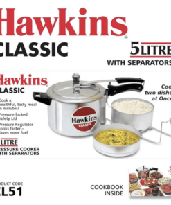  Hawkins Classic Aluminum Pressure Cooker, 2 Litre