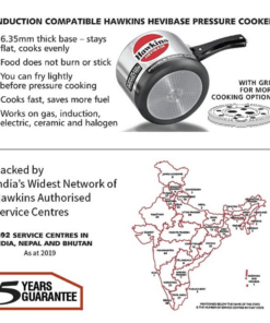 Hawkins Hevibase Aluminium Pressure Cookers, Induction Compatible